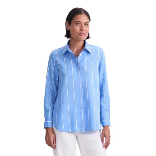 Sportscraft Hannah Str Cotton Silk Shirt